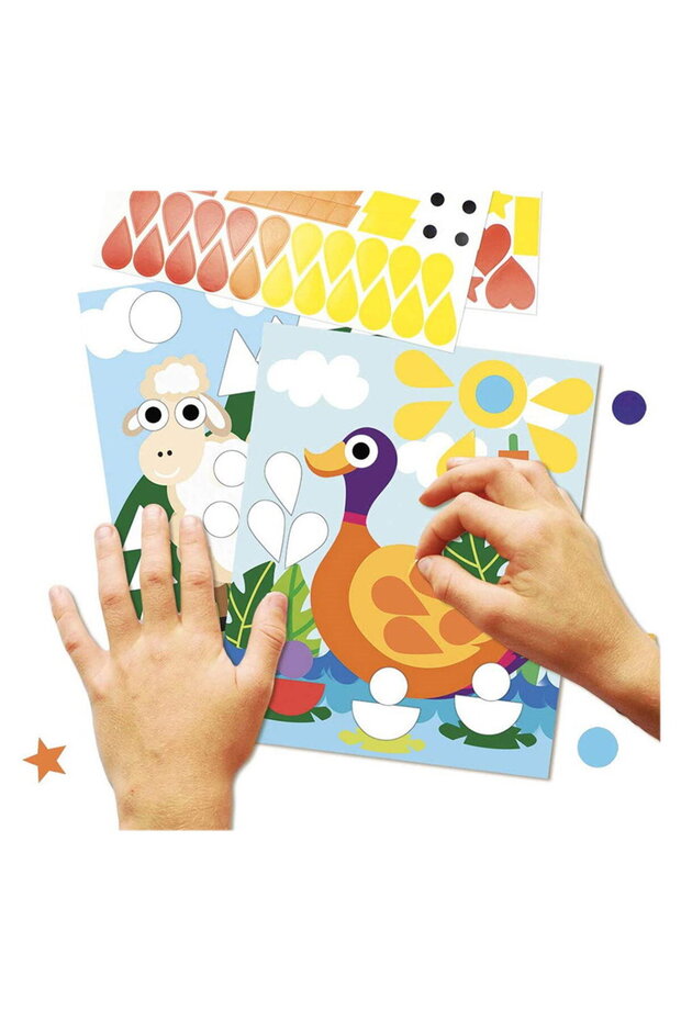 Set de stickere creative, Animale - 3