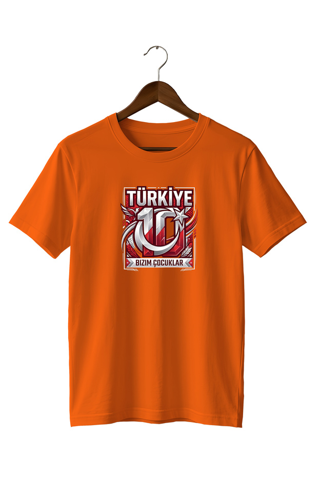 Turkey Our Children Number 10 Fan T-Shirt 100% Cotton