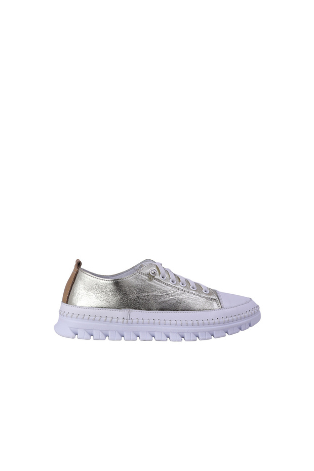 Women's Casual Sneakers Lace-Up Wedge Heel