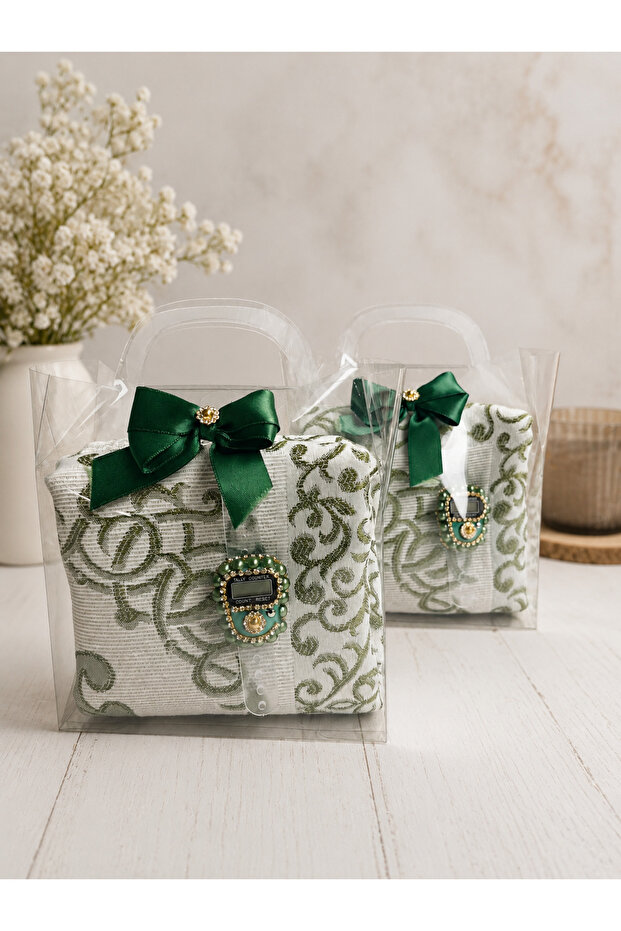 Acetate Bag, Prayer Mat and Zikirmatik Set, Hajj Umrah and Mawlid Gift Set