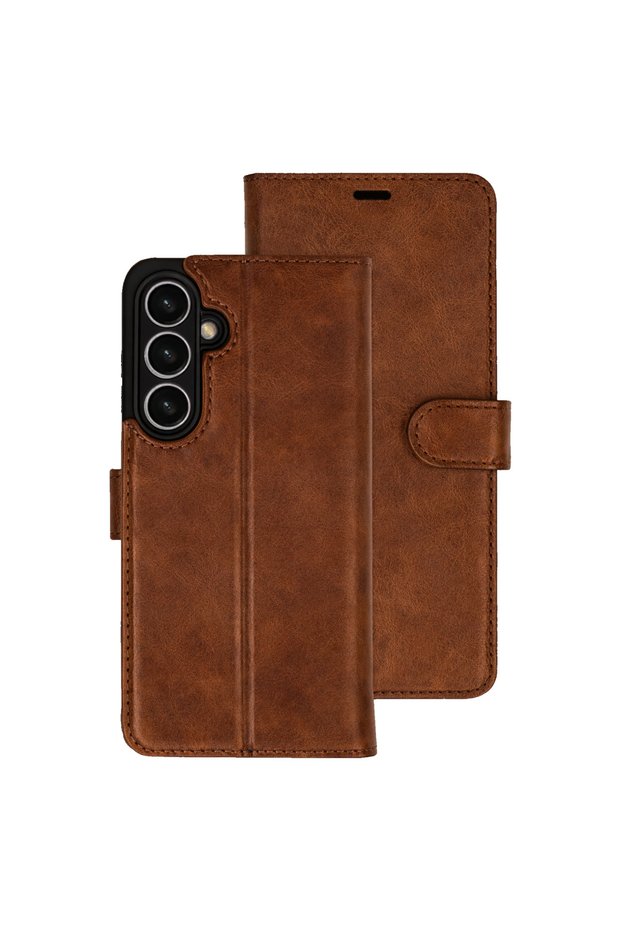 Samsung Galaxy A57 5g Compatible Trend S Plus Flip Cover Case - Tan