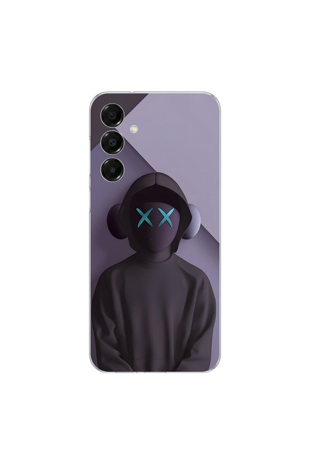 Samsung Galaxy A16 Compatible No Face 2 Design Transparent Case