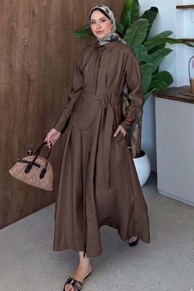 فستان فيينا كيرميلد بني