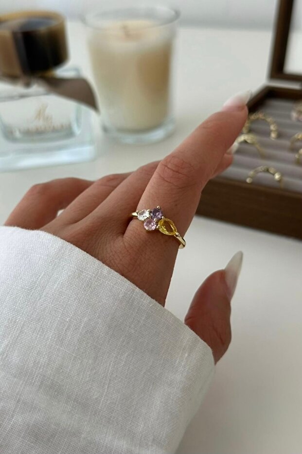 Colorful Adjustable Steel Ring