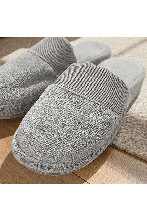 Ultra Luxe Turkish Indoor Slipper-nickle
