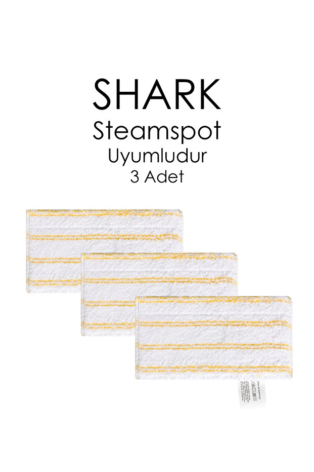 قطعة قماش بديلة متوافقة مع ممسحة Shark Steamspot البخارية، 3 قطع من الألياف الدقيقة