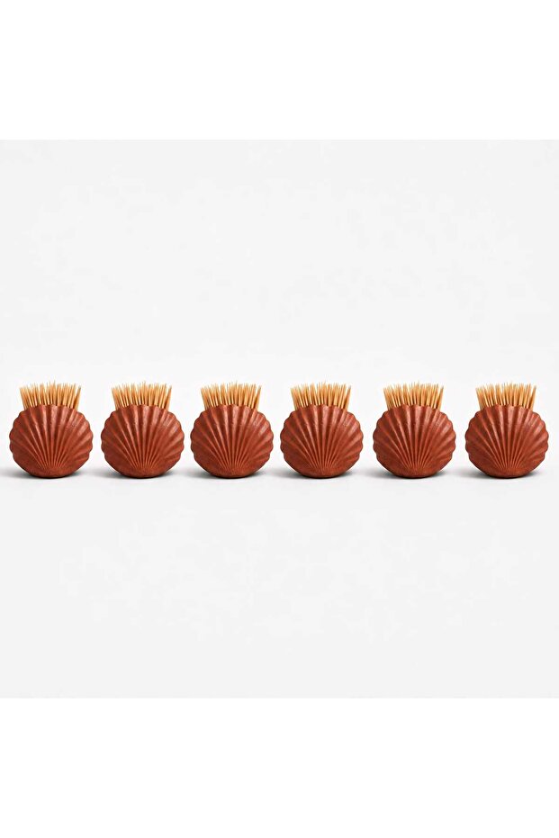 Seashell Shaped Toothpick Holder 2 Pack