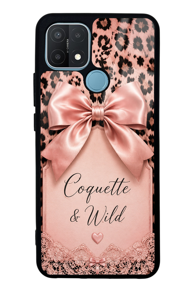 Oppo A15 Coquette Wild Bow Design Glossy Phone Case
