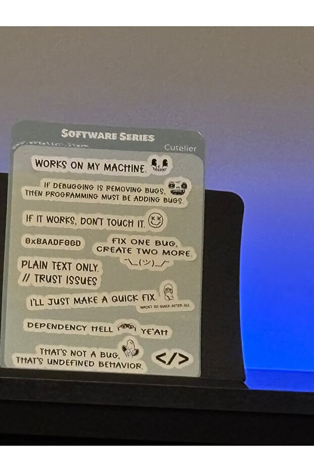 Works On My Machine – Developer Sticker Seti - 4