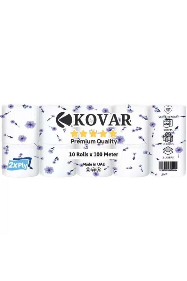 Super Absorbent And Skin Friendly 2 Ply Toilet Rolls- 10 Rolls X 100mtr