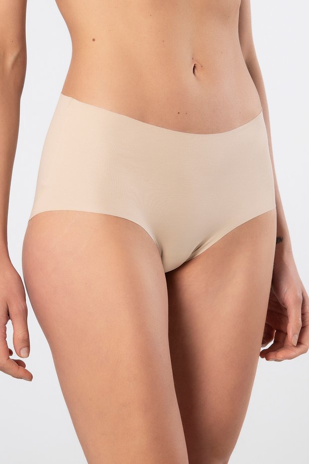 Women's Seamless Laser Cut Cotton High Waist Panties