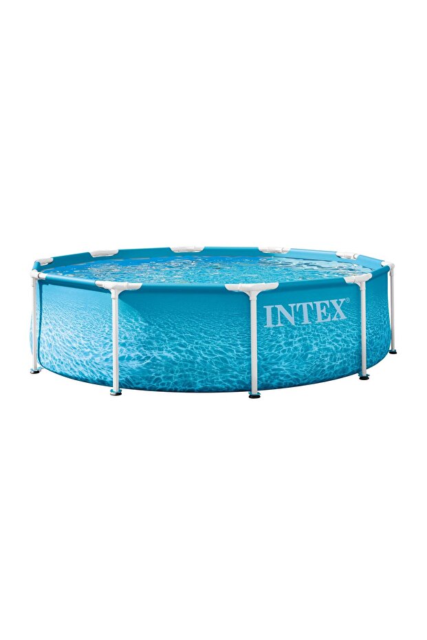 Metal Frame Pool 305 × 76 cm with Pump