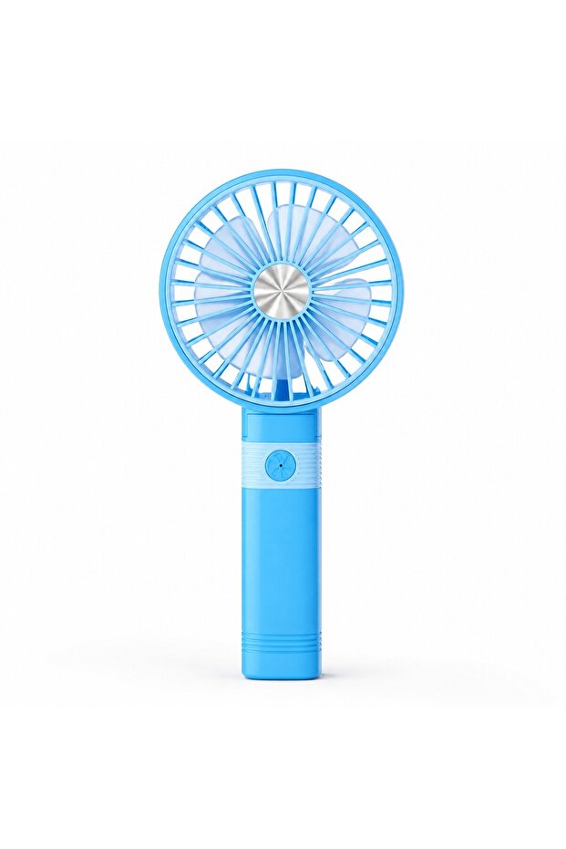 Portable Rechargeable Handheld Fan - Sky Blue