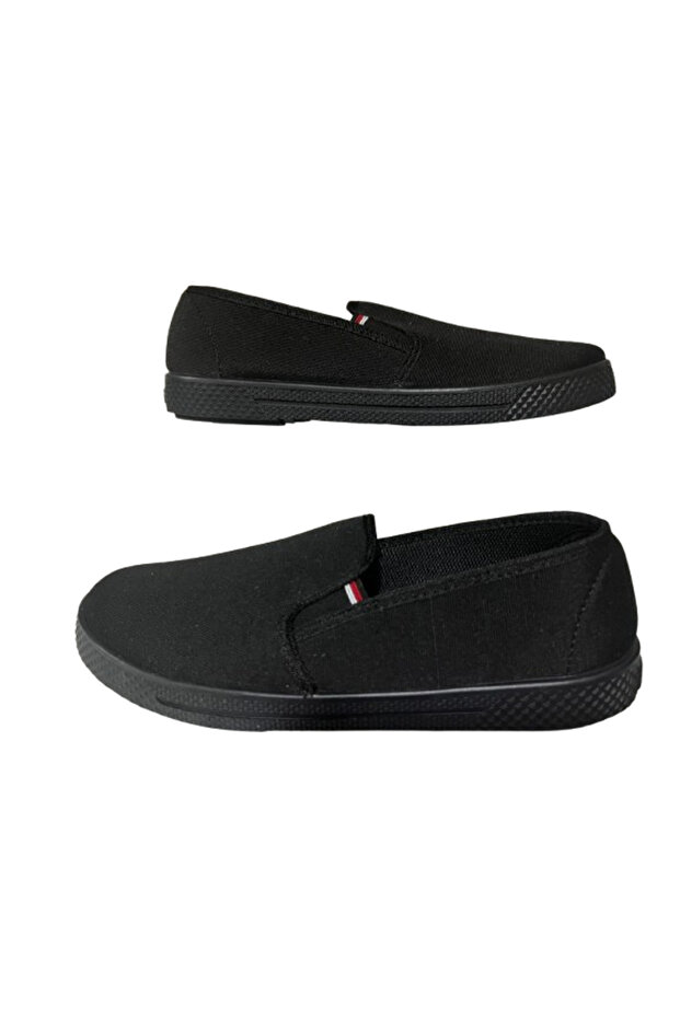 - 01 Unisex Navy Blue Linen Shoes