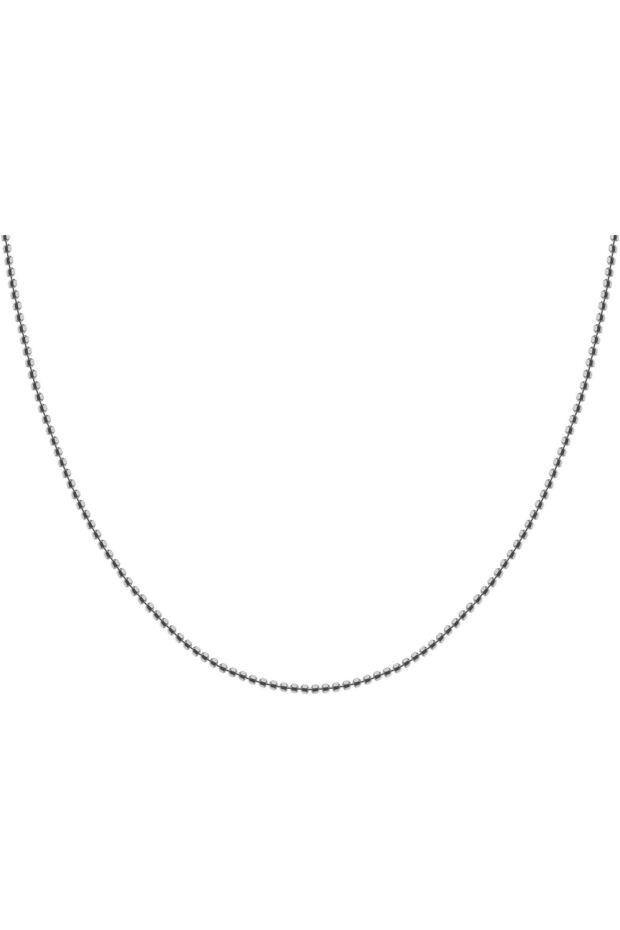 Dot Dash Line Women's Necklace, 925 Sterling Silver, Chain Necklace, Handmade Adjustable Jewelry