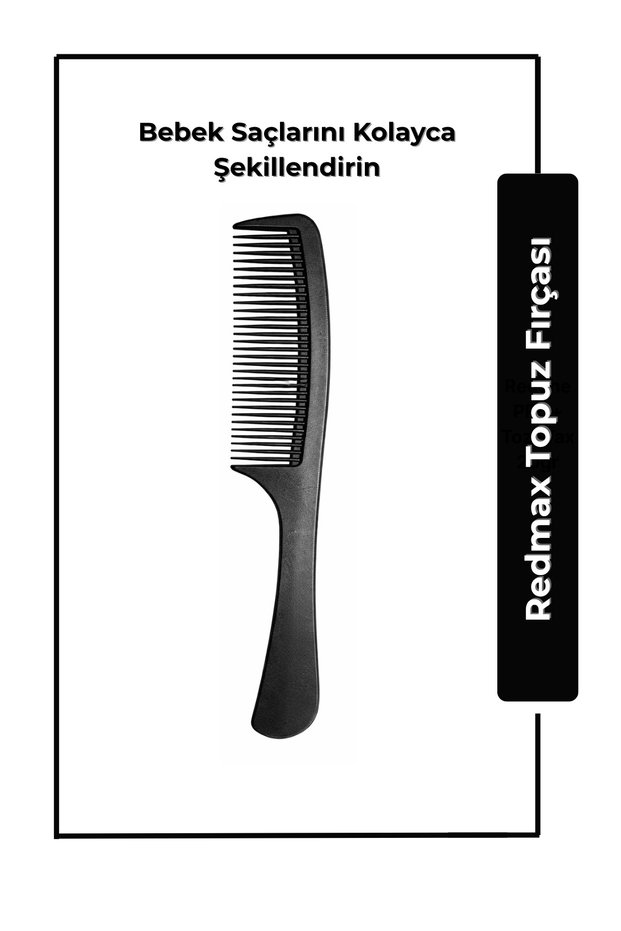 Redmax Professional 06819 Bun Brush & Crepe and Baby Hair Styling Comb