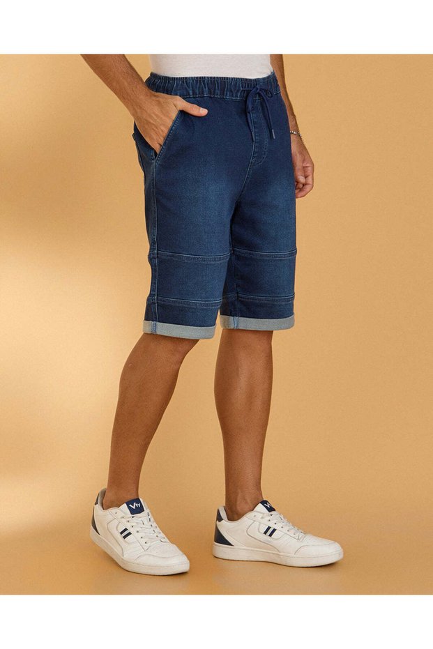 Men Navy Shorts