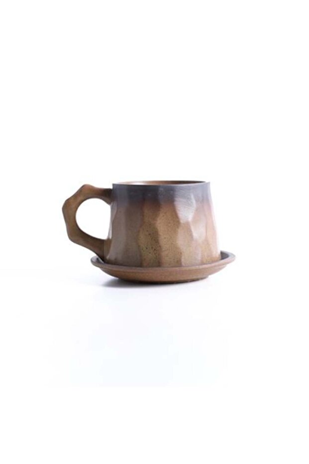 Ceramic Mug (Brown Cell) 310ml Barista