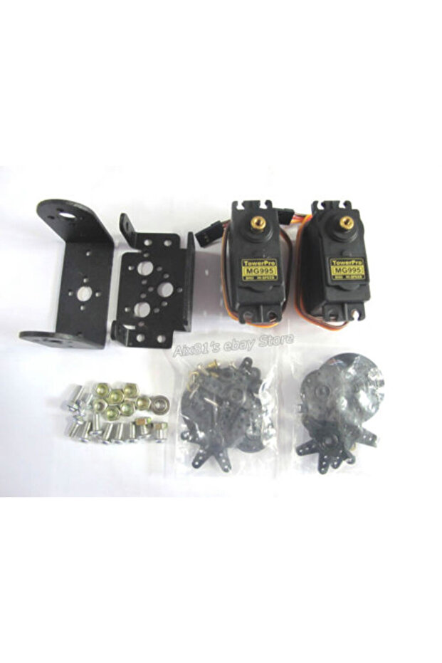 2B19 2 DOF Pan and Tilt + 2 MG995 Servos Mount for Arduino Robot DIY
