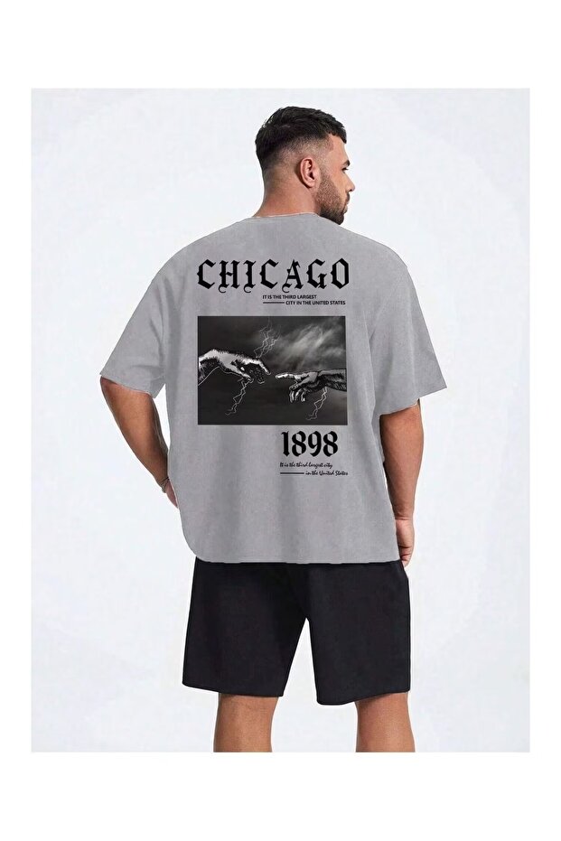 Unisex Oversize Shorts Set Short Sleeve T-Shirt Comfortable Fit Summer Casual Sports