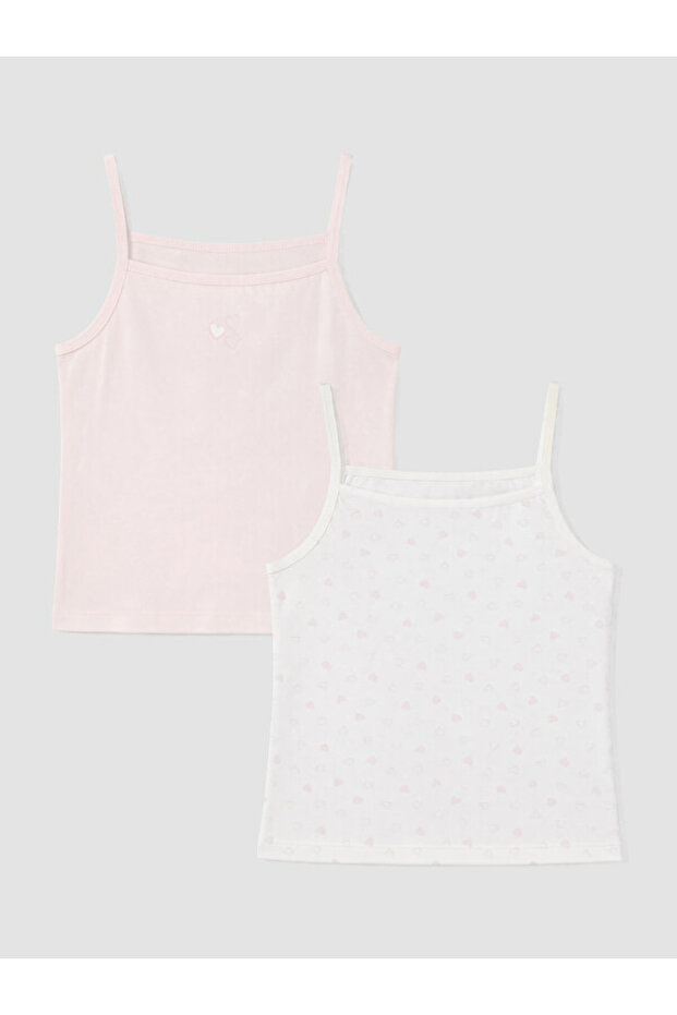 Sparkling Choices from Shining Store Girls' Underwear Undershirt 2-Pack