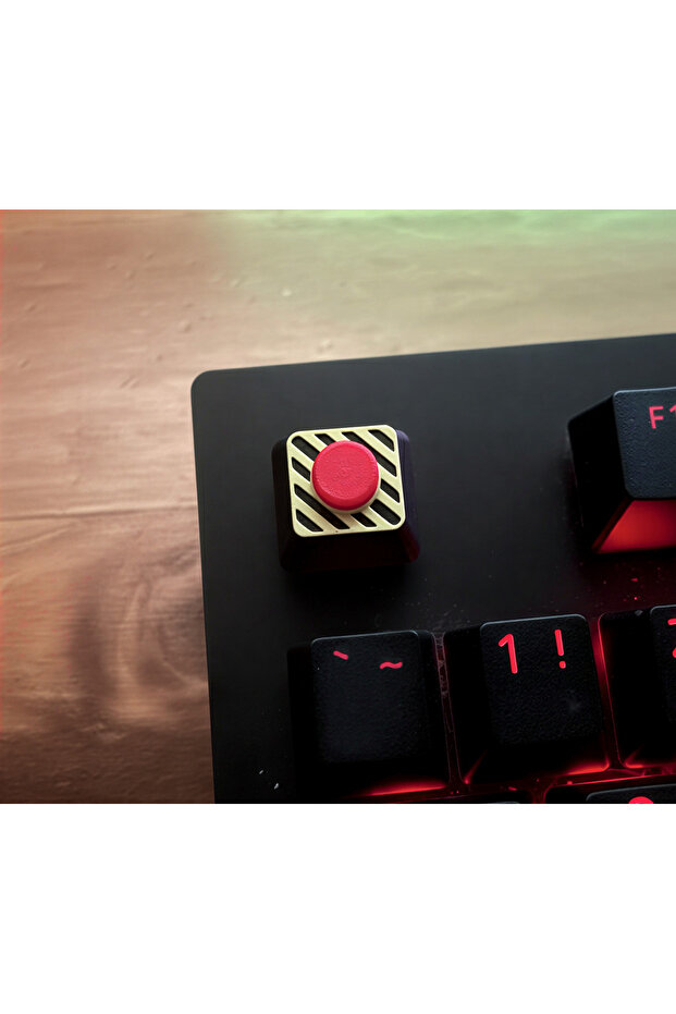 Red Alert Button Keycap