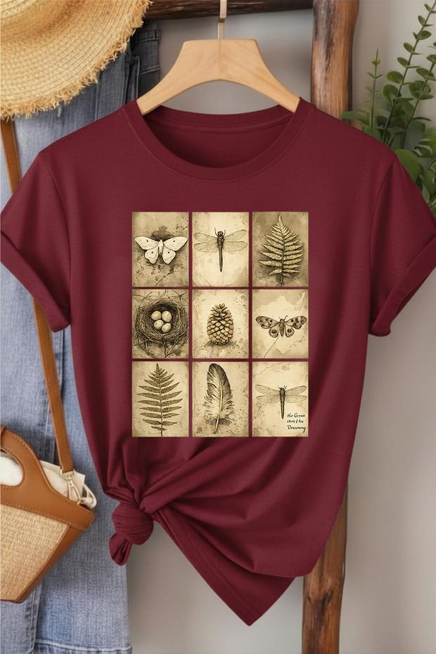Habitat Design Printed Women's Cotton T-Shirt