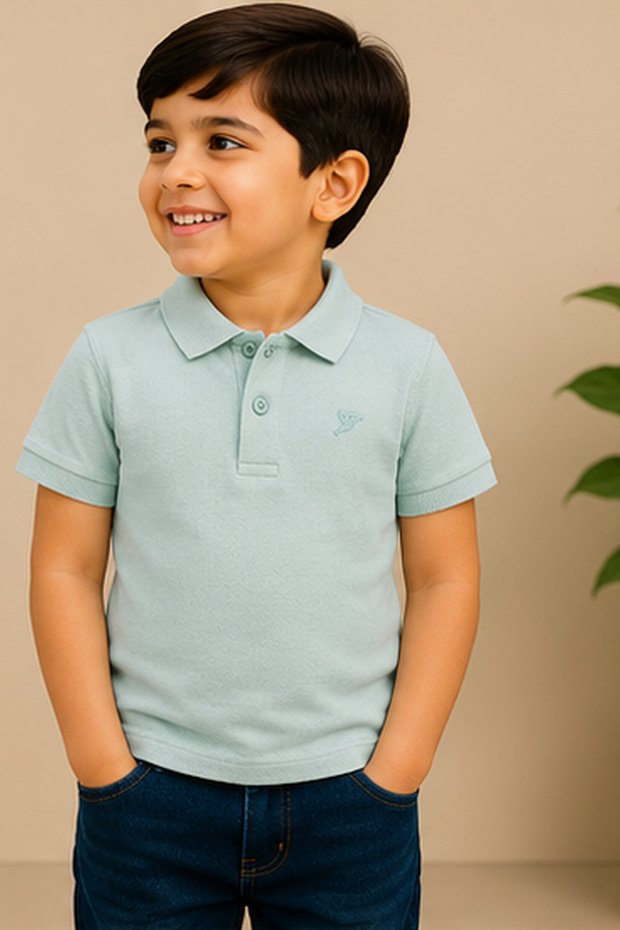 Boys Basic Polo T-Shirt S/S, 36M