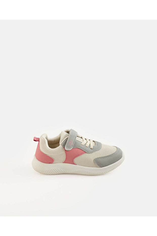 Junior Girls Grey Colour Block Training Shoes