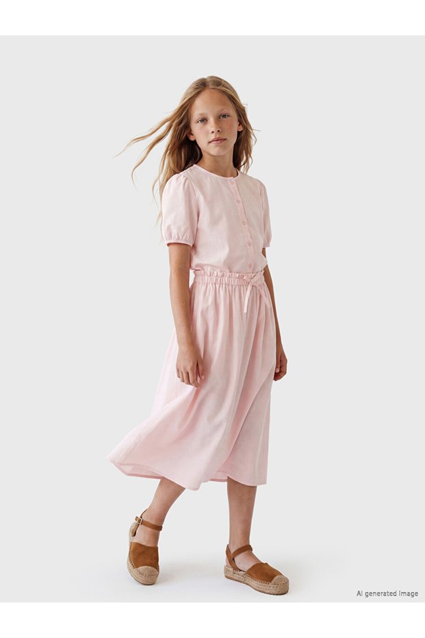 Lcw Kids Pink Girls' Skirt Suit
