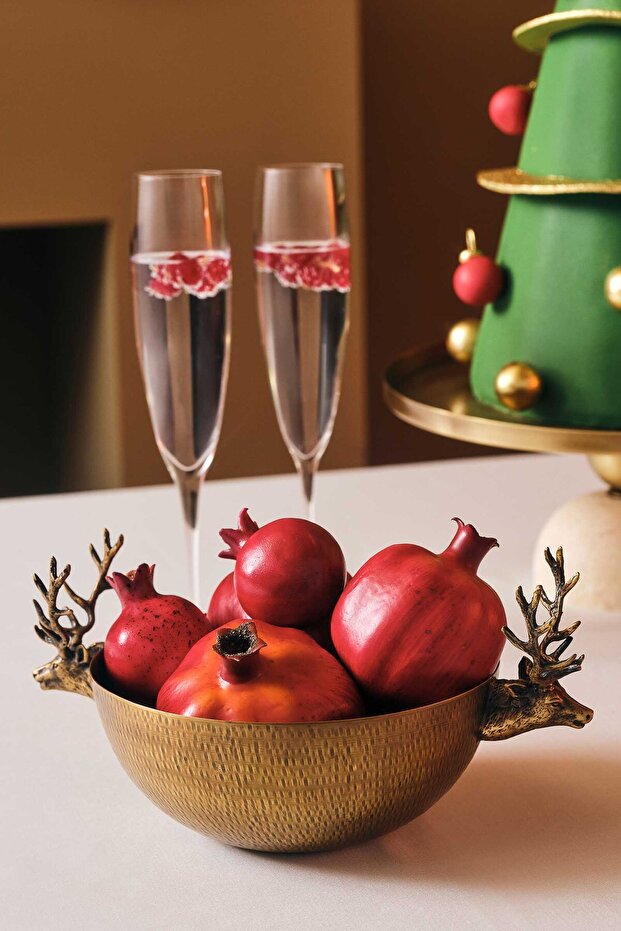 Deer Serving Bowl 20 Cm, Stylish Tableware, Kitchen Accessory