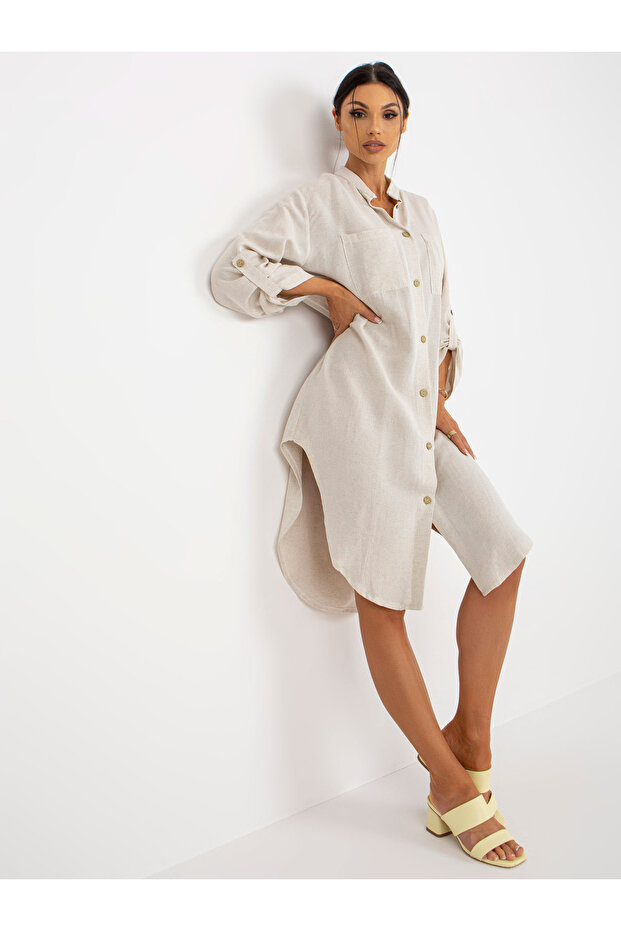 Rochie Dama Bej - 4