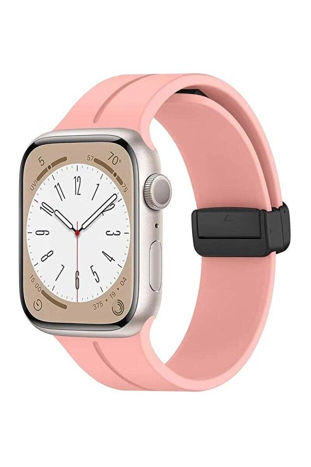 Apple Watch Band 38mm 40mm 41mm – Quick Release Soft Silicone Sport Strap for Men and Women