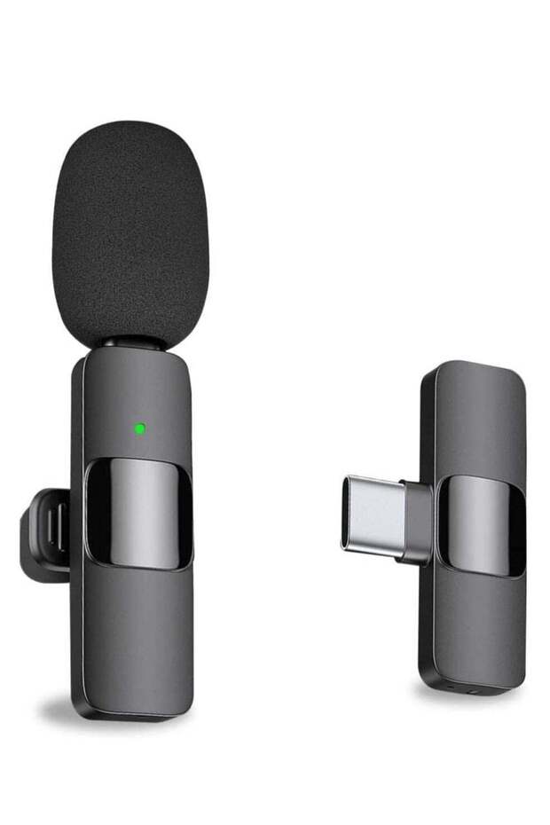 Professional Wireless Lavalier Lapel Microphone for Android Computer - Cordless Omnidirectional Condenser Recording Mic
