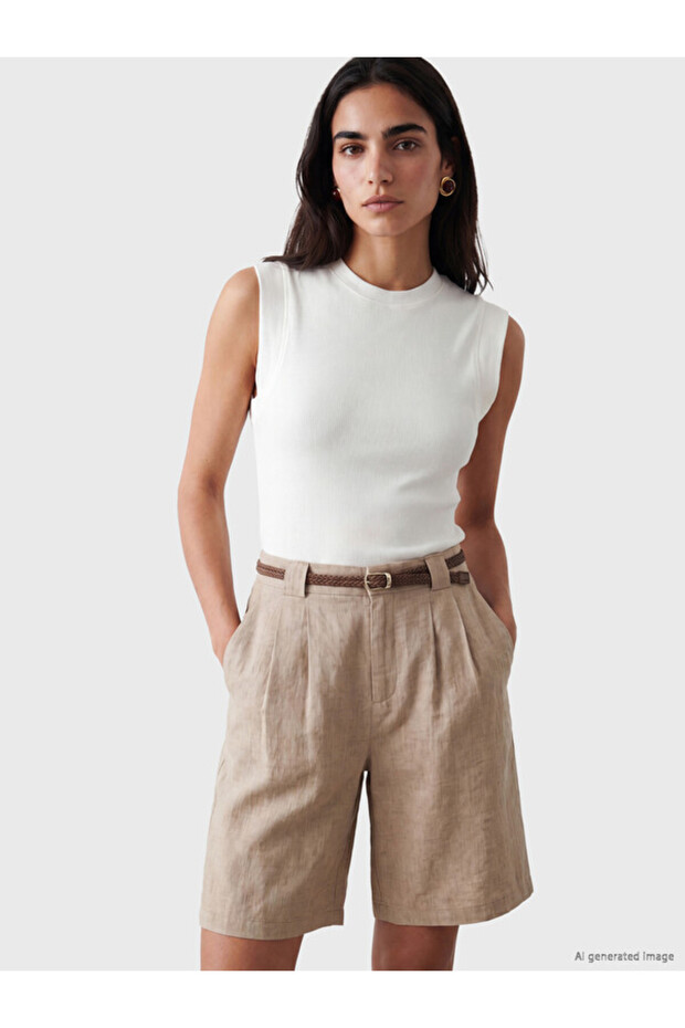 Esvab • Modern & Distinctive Zero Roba Collar Women's Ribbed Tank Top