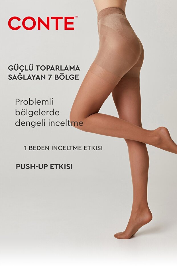 X-Press 20 Strong "7 Zone" Collecting Support and Push-Up Effect Women's Tights
