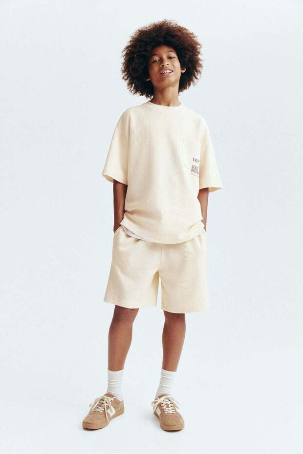 2-piece textured jersey set