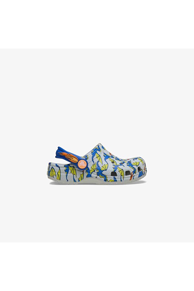 Classic Dragon Graphic Clog Children's Colorful Sandals Juststep