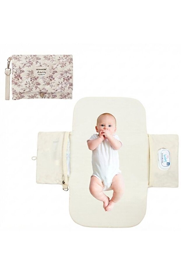 Baby Changing Mat, Changing Pad Cover, Portable Diaper Bag Organizer Bag