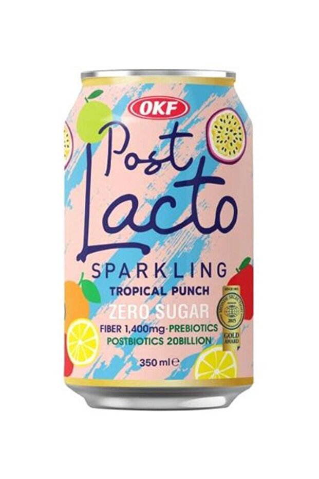 PostLacto Zero Sugar Sparkling Tropical Punch Drink 350ml