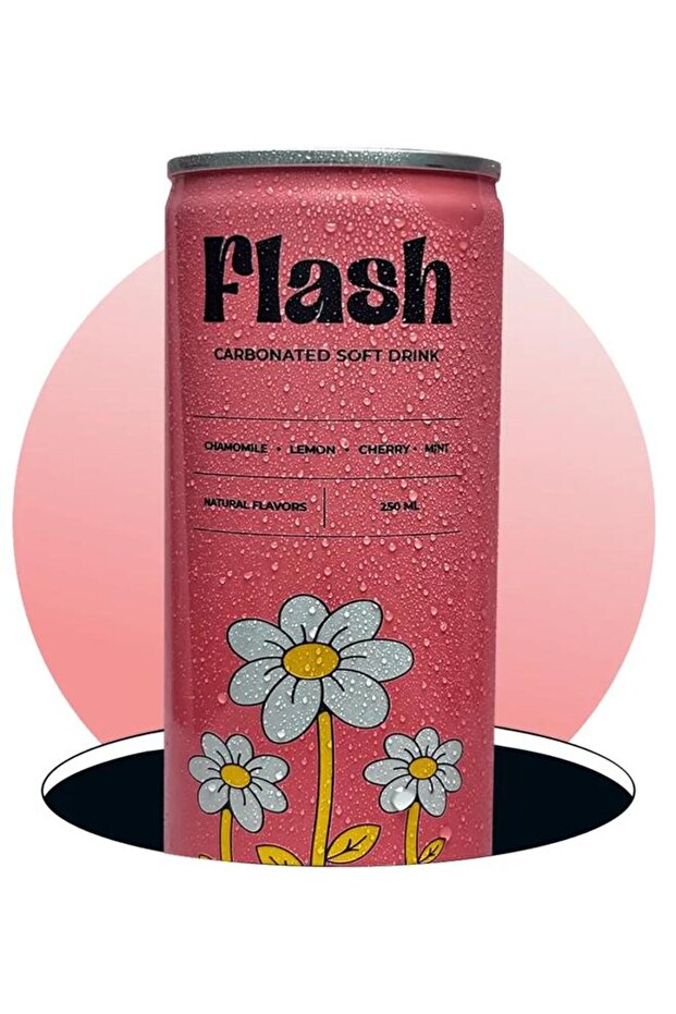 Carbonated Soft Drink Lemon-Cherry-Mint-Chamomile 250ml