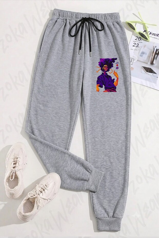 بنطلون رياضي مطبوع للجنسين من نوع Afro Samurai v2