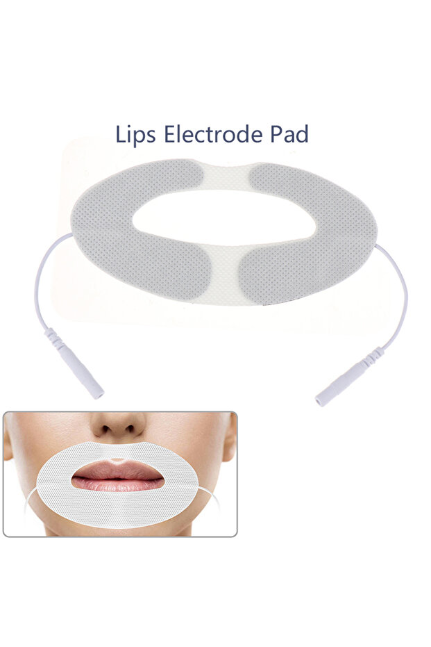 1PCS Lips Electrode Pad For Massager Non Woven Fabric Replacement Patch Accessory Pulse