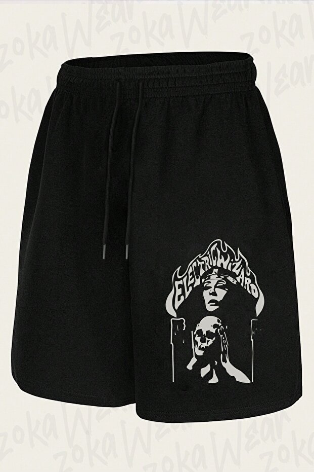 Unisex Electric Wizard V2 Design Printed Shorts
