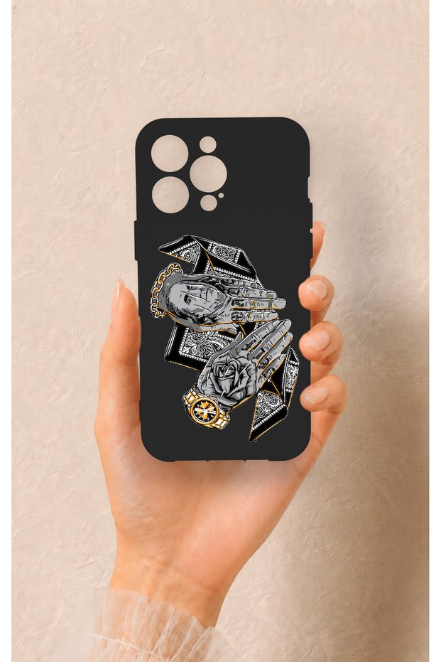 iPhone 14 Pro Max Compatible Self Made Patterned Silicone Case