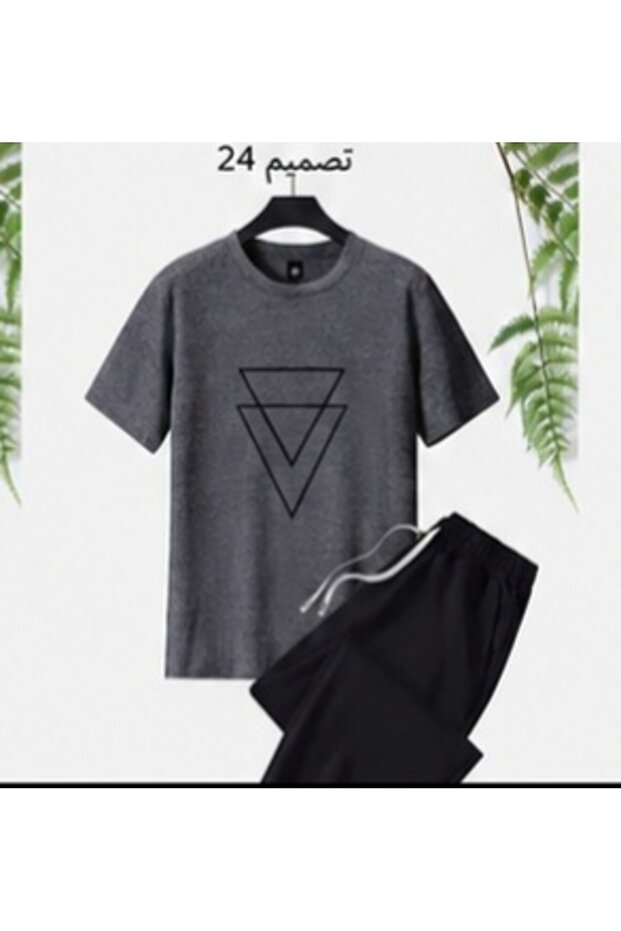 Summer Collection New Arrival T-Shirt & Shorts Set Printed Pattern Lightweight & Cool Fabric for All-Day Comfort