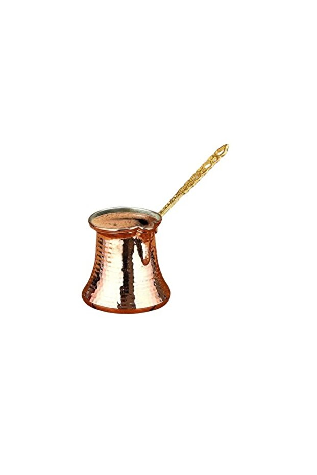 Thick Copper Coffee Pot, 2-Cup Capacity, Stylish and Durable Design