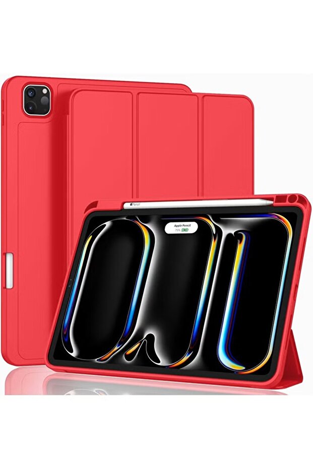 Cat Cot Smart Case for iPad Pro 11 Inch M5 (2025) / M4 (2024) – Slim Trifold Stand Cover with Built-in Apple Pencil Pro Holder, Smart Auto Sleep/Wake, Protective Shockproof Shell