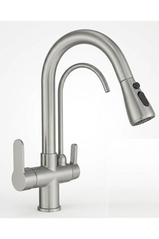 U Purified Extended Spiral Kitchen Sink Faucet