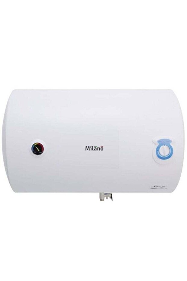 Milano Electric Water Heater Horizontal, White, 450 X 558 MM, White 50Liters